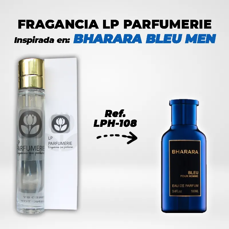 Fragancia LP PARFUMERIE Inspirada en BHARARA BLEU MEN