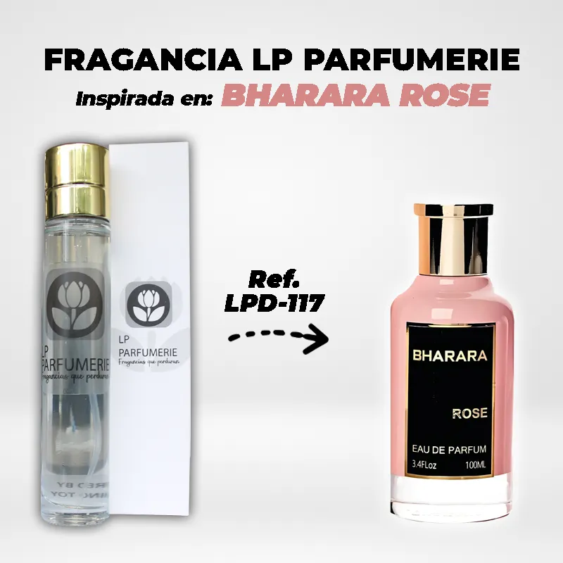 Fragancia LP PARFUMERIE Inspirada en BHARARA ROSE