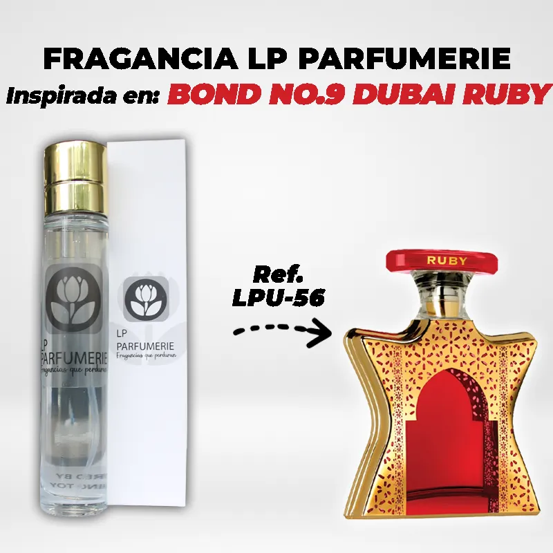 Fragancia LP PARFUMERIE Inspirada en BOND NO 9 DUBAI RUBY