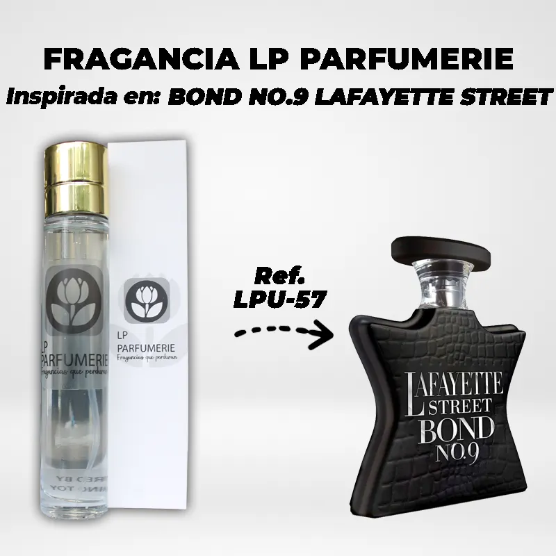 Fragancia LP PARFUMERIE Inspirada en BOND NO 9 LAFAYETTE STREET