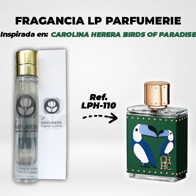 Fragancia LP PARFUMERIE Inspirada en CAROLINA HERRERA BIRDS OF PARADISE HIM