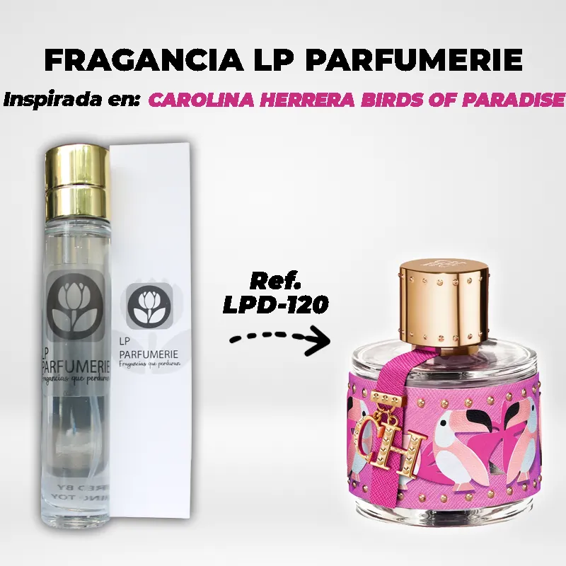 Fragancia LP PARFUMERIE Inspirada en CAROLINA HERRERA BIRDS OF PARADISE