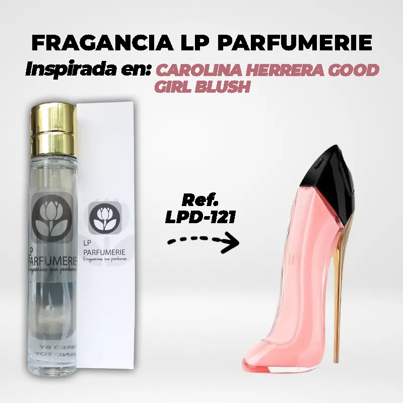 Fragancia LP PARFUMERIE Inspirada en CAROLINA HERRERA GOOD GIRL BLUSH
