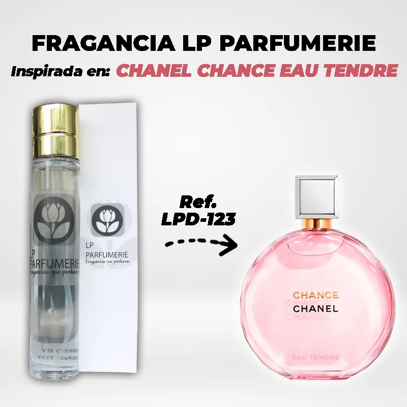 Fragancia LP PARFUMERIE Inspirada en CHANEL CHANCE EAU TENDRE