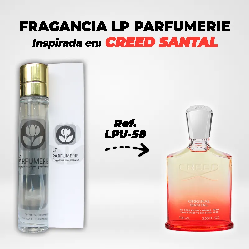 Fragancia LP PARFUMERIE Inspirada en CREED SANTAL