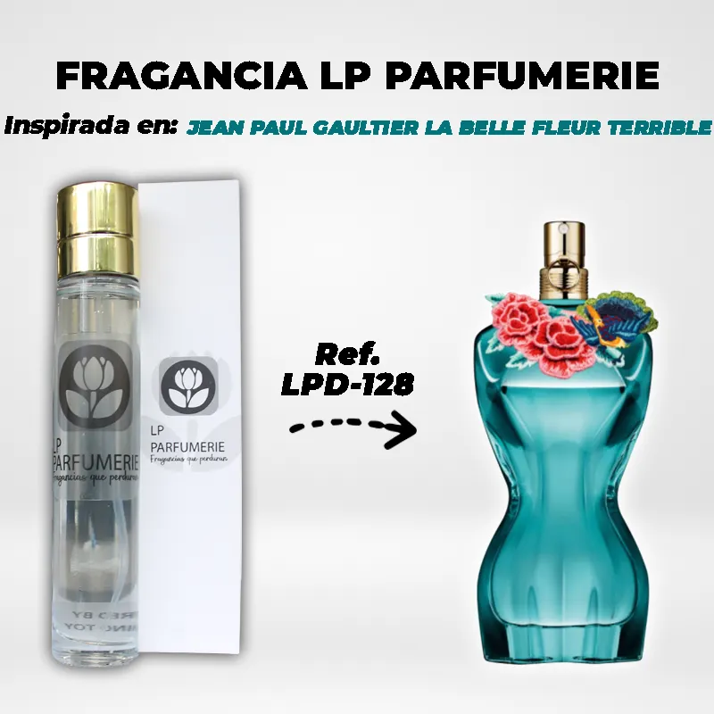 Fragancia LP PARFUMERIE Inspirada en JEAN PAUL GAULTIER LA BELLE FLEUR TERRIBLE