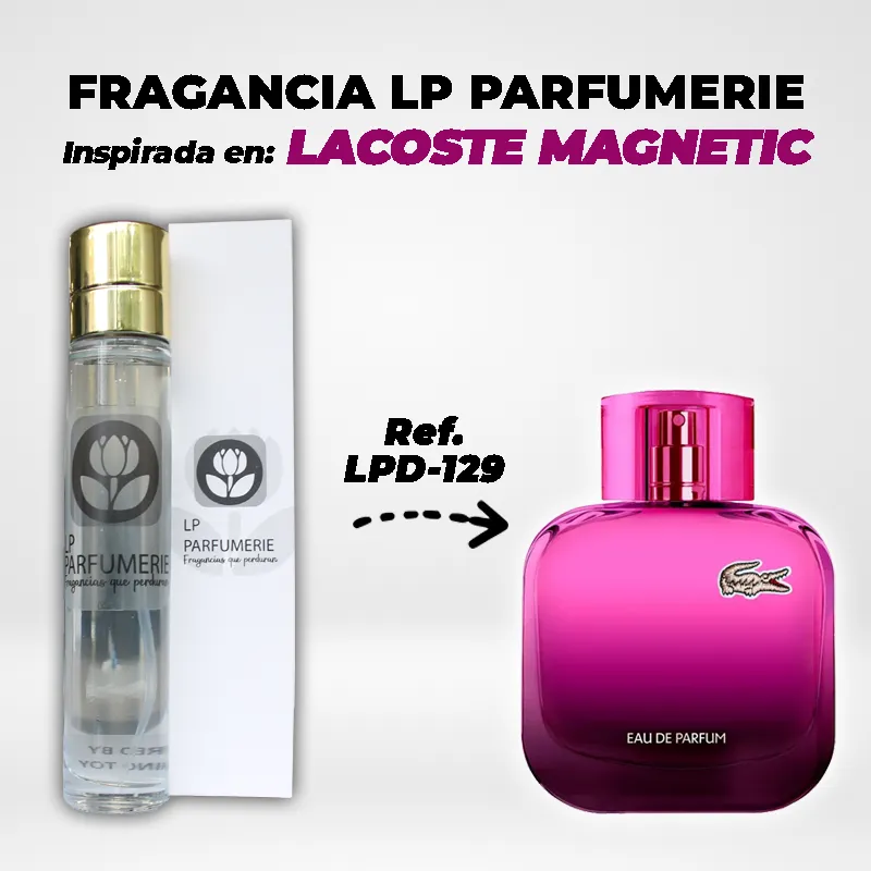 Fragancia LP PARFUMERIE Inspirada en LACOSTE MAGNETIC
