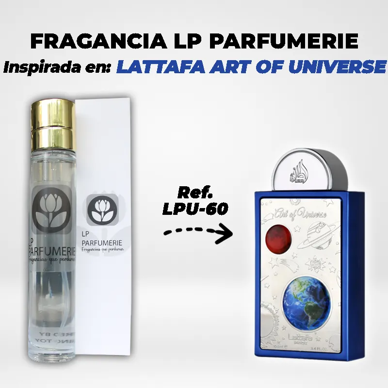 Fragancia LP PARFUMERIE Inspirada en LATTAFA ART OF UNIVERSE