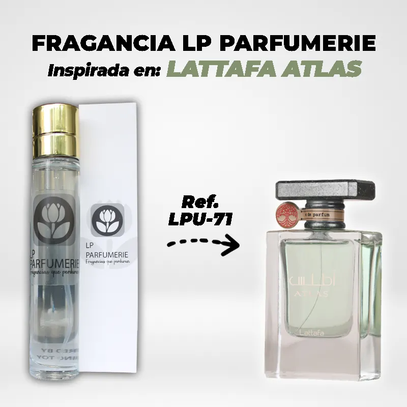 Fragancia LP PARFUMERIE Inspirada en LATTAFA ATLAS