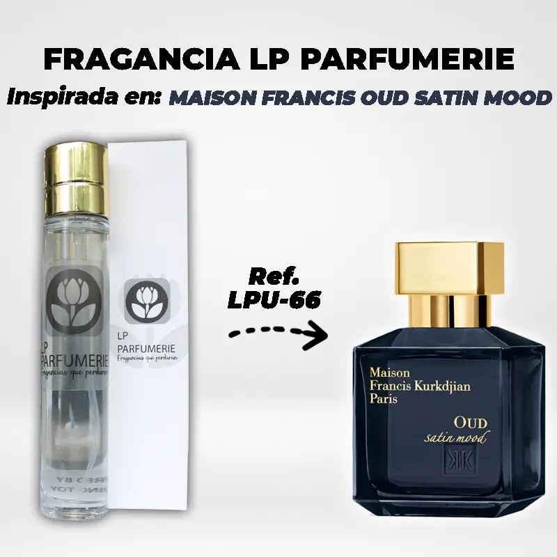 Fragancia LP PARFUMERIE Inspirada en MAISON FRANCIS OUD SATIN MOOD