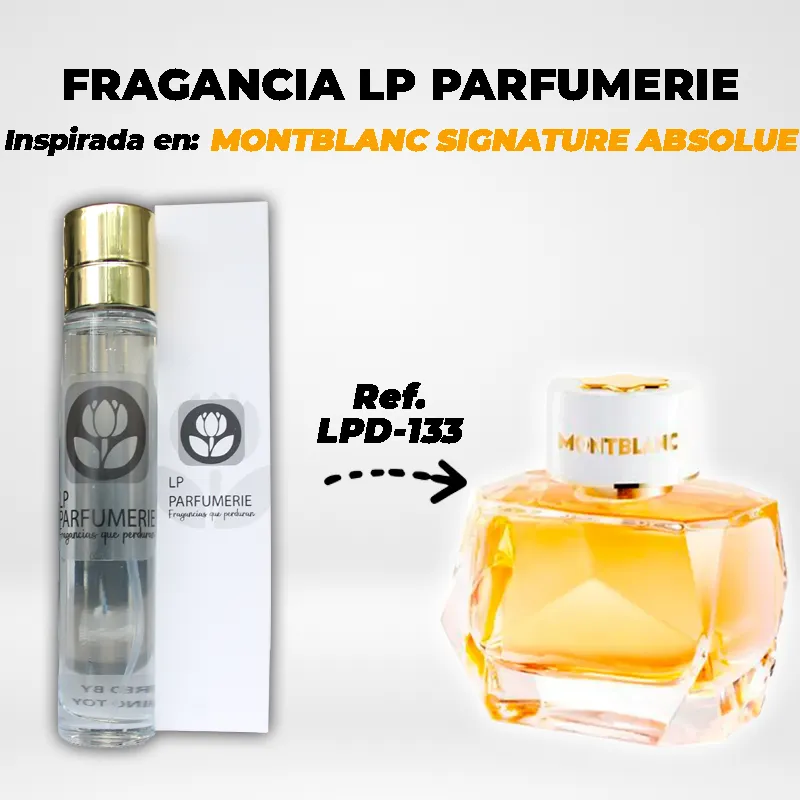 Fragancia LP PARFUMERIE Inspirada en MONTBLANC SIGNATURE ABSOLUE