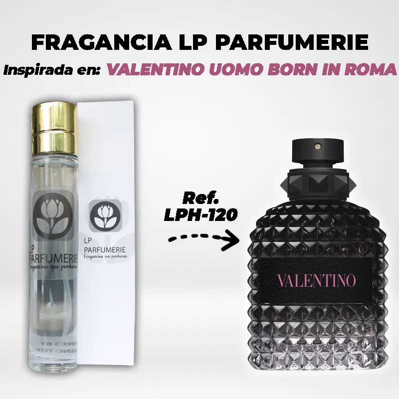 Fragancia LP PARFUMERIE Inspirada en VALENTINO UOMO BORN IN ROMA MEN