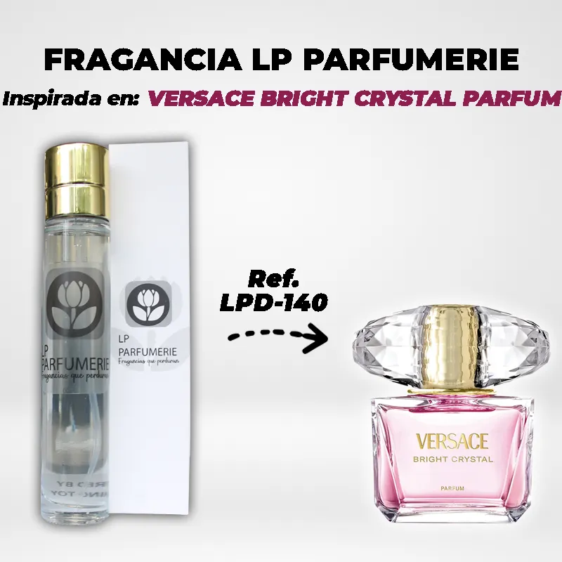Fragancia LP PARFUMERIE Inspirada en VERSACE BRIGHT CRYSTAL PARFUM