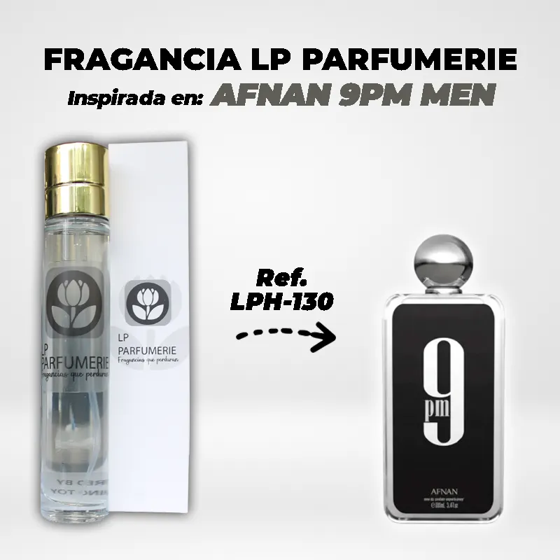Fragancia LP PARFUMERIE Inspirada en AFNAN 9PM MEN