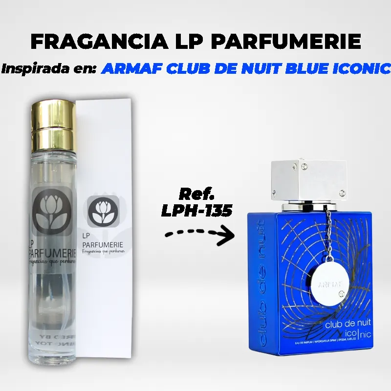 Fragancia LP PARFUMERIE Inspirada en ARMAF CLUB DE NUIT BLUE ICONIC