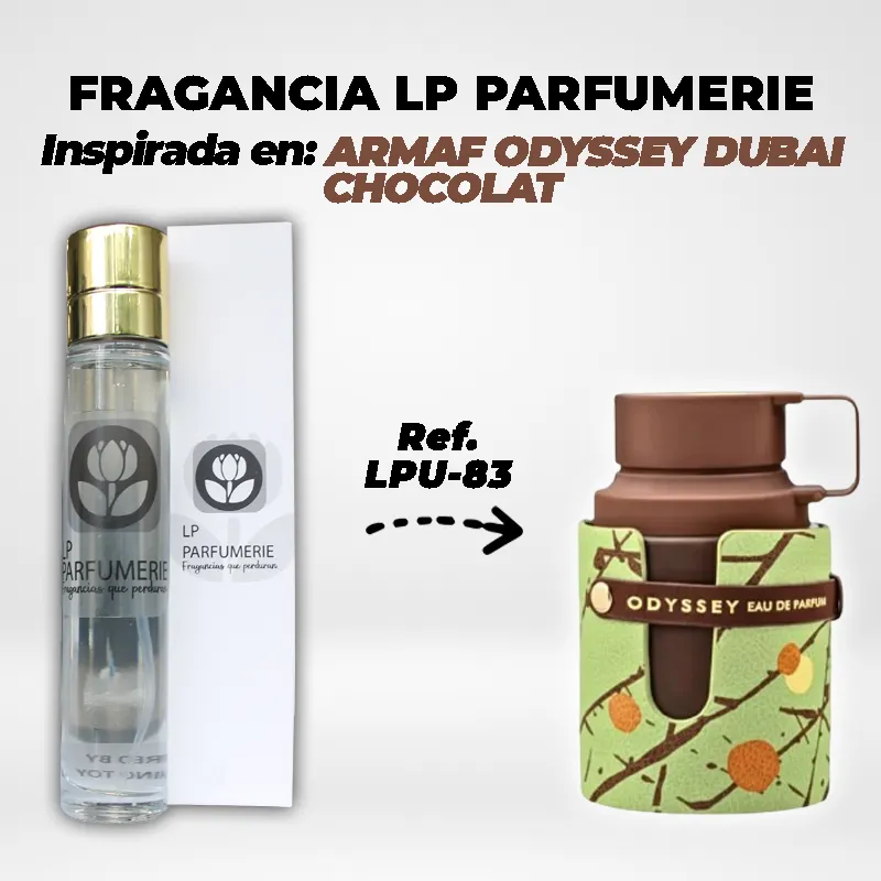 Fragancia LP PARFUMERIE Inspirada en ARMAF ODYSSEY DUBAI CHOCOLAT