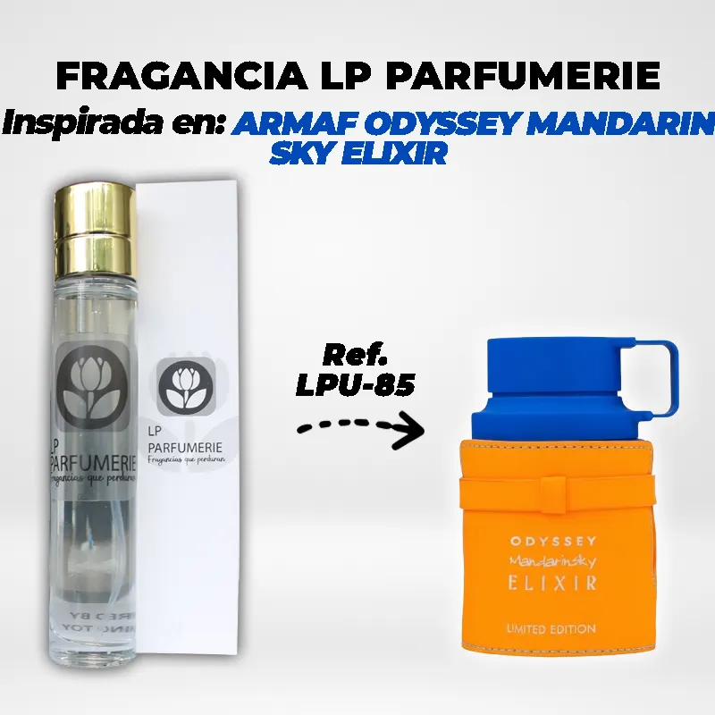 Fragancia LP PARFUMERIE Inspirada en ARMAF ODYSSEY MANDARIN SKY ELIXIR