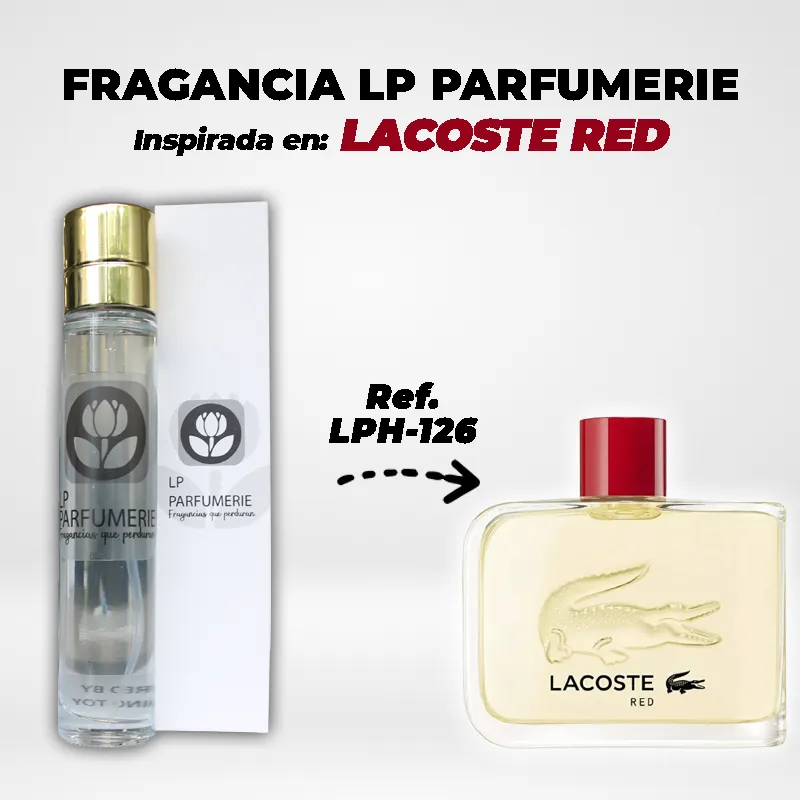 Fragancia LP PARFUMERIE Inspirada en LACOSTE RED