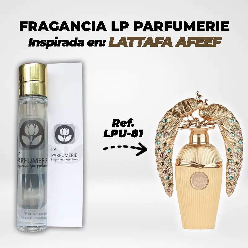 Fragancia LP PARFUMERIE Inspirada en LATTAFA AFEEF