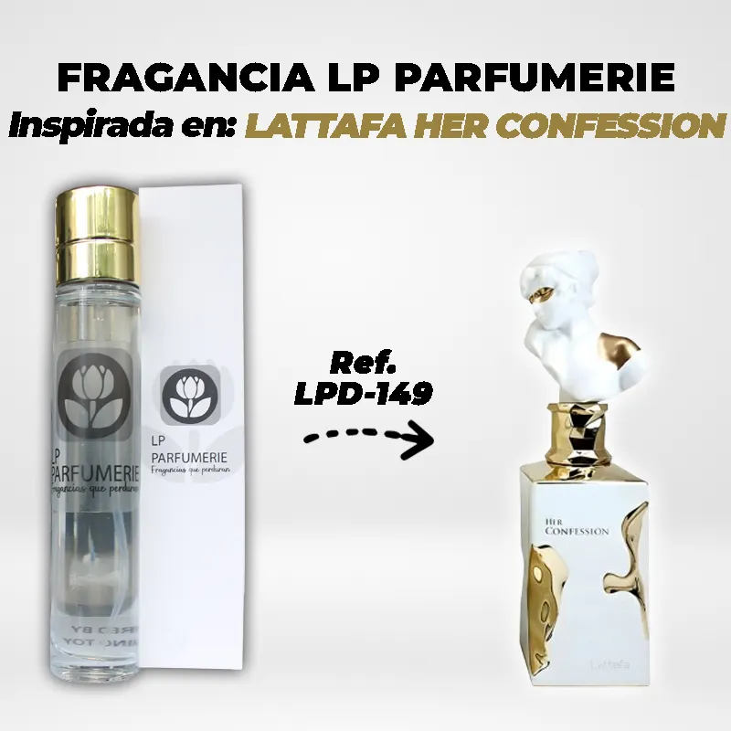 Fragancia LP PARFUMERIE Inspirada en HER CONFESSION