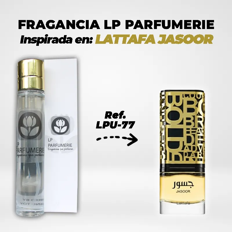 Fragancia LP PARFUMERIE Inspirada en LATTAFA JASOOR