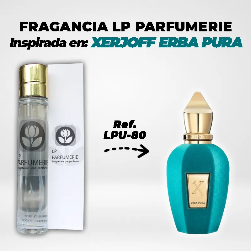 Fragancia LP PARFUMERIE Inspirada en XERJOFF ERBA PURA