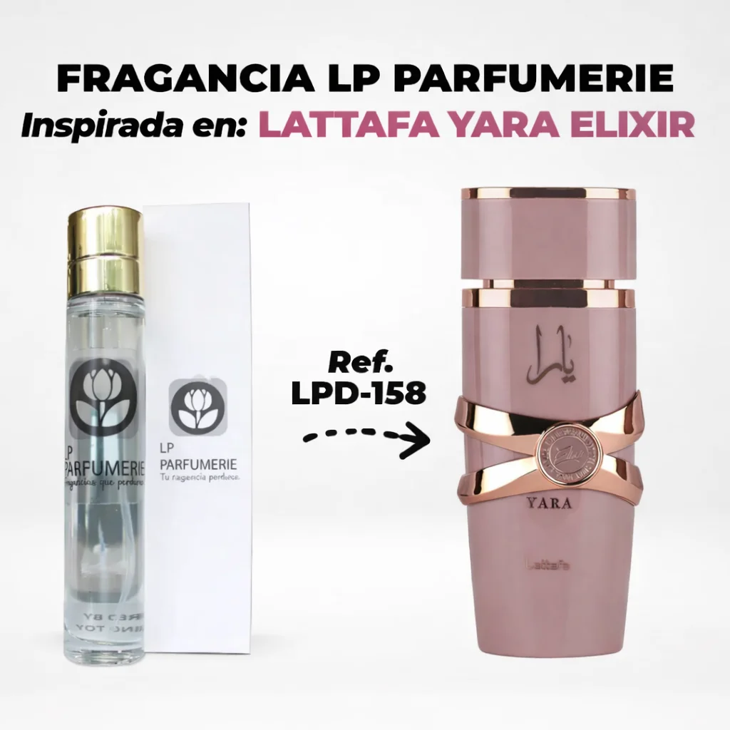 Fragancia LP PARFUMERIE inspirada en LATTAFA YARA ELIXIR